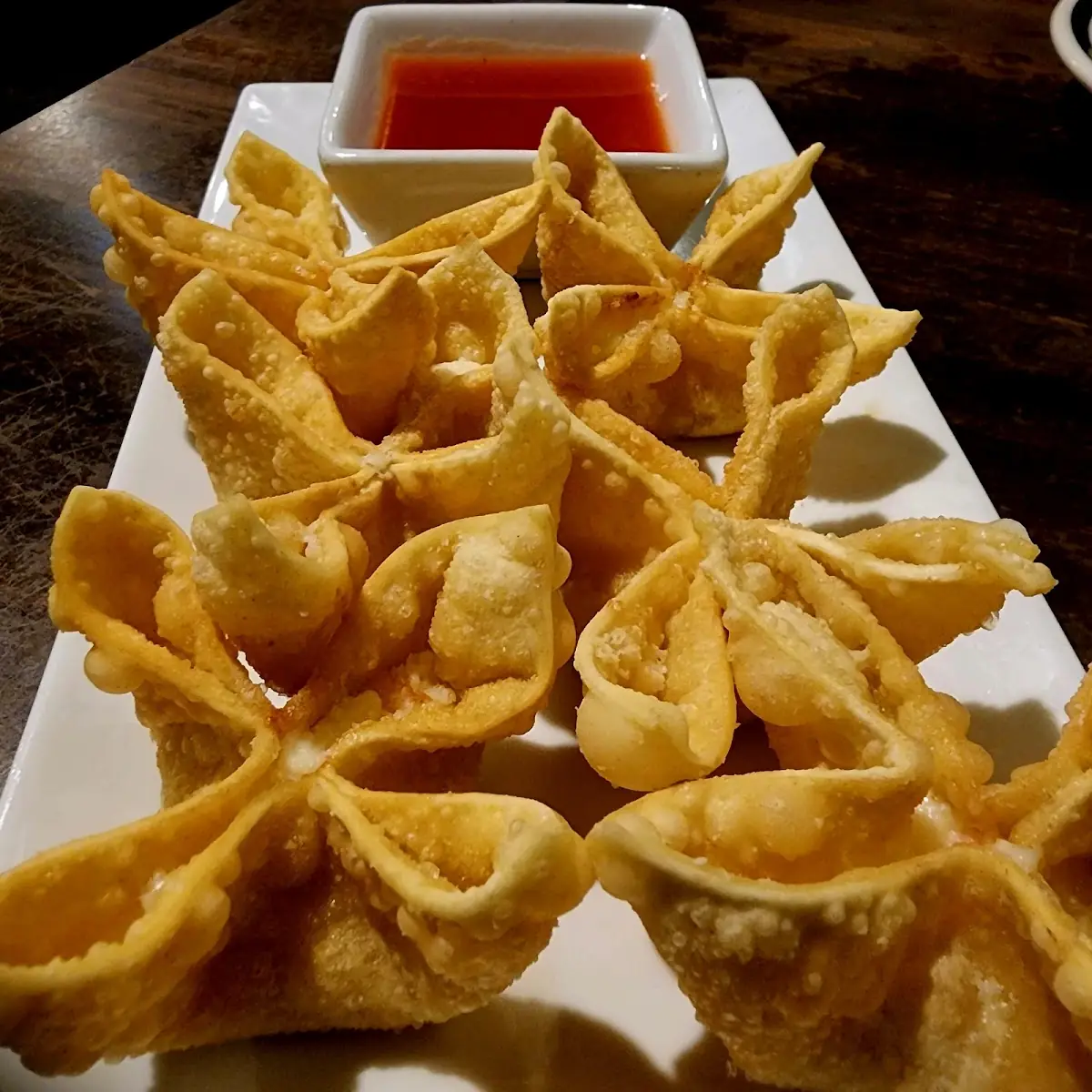 Crispy Crab Rangoon with Sauce