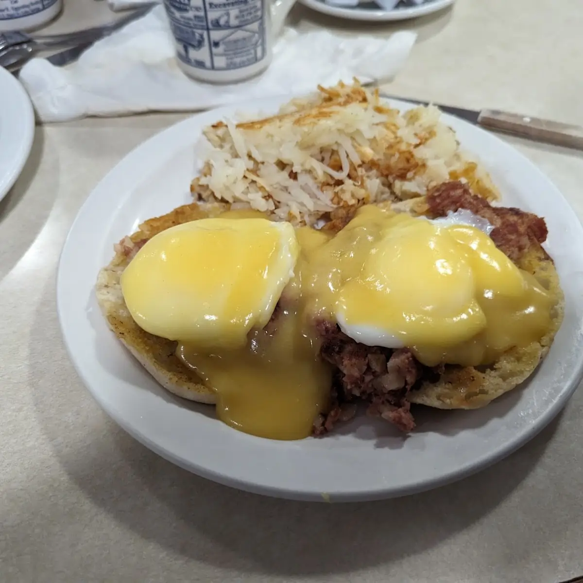 Corned Beef Hash Benedict