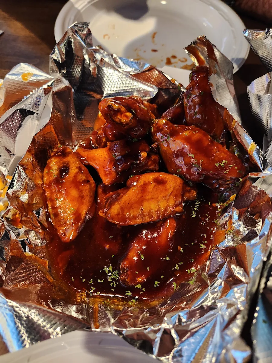 Hot Honey BBQ Wings