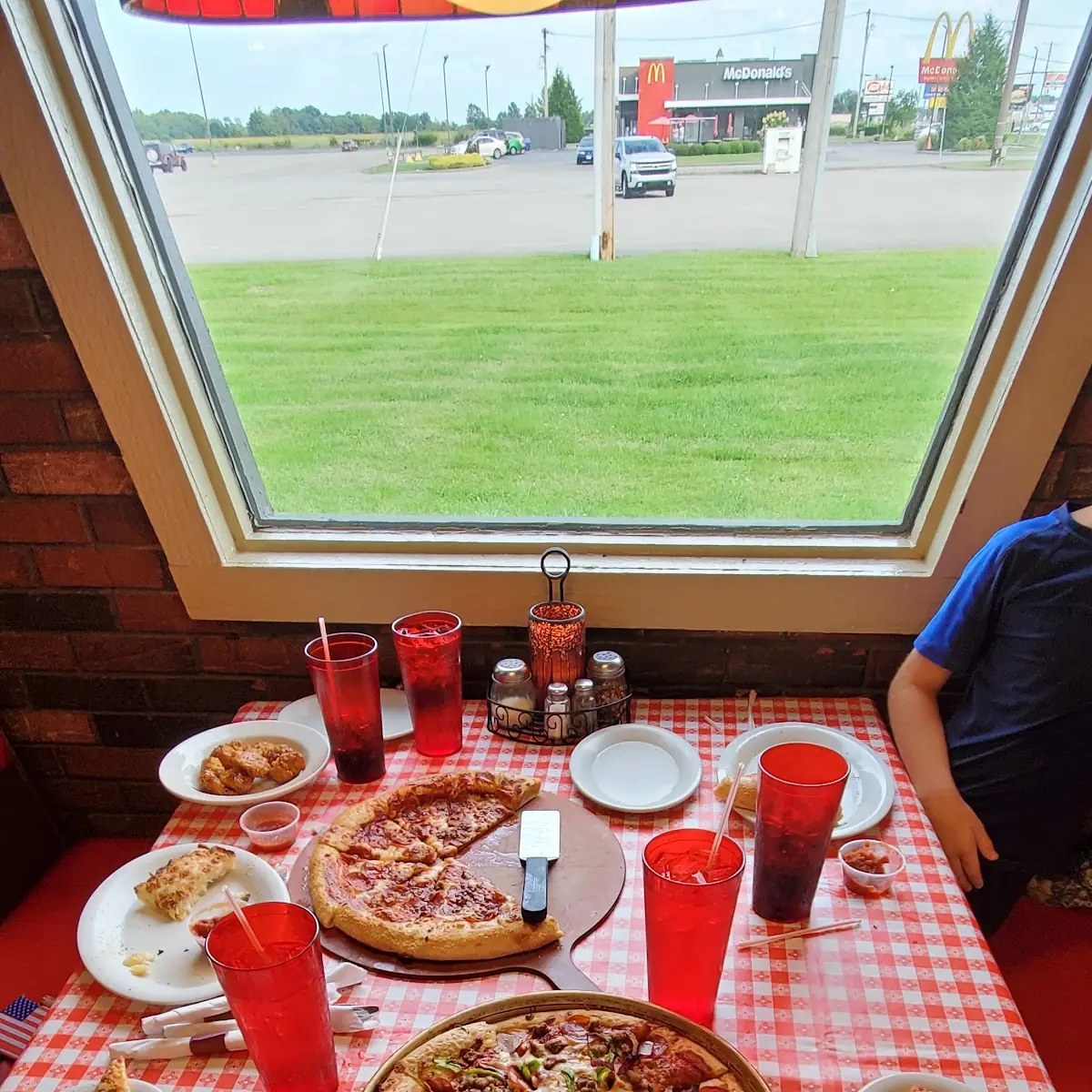 Pan Supreme and Stuffed Crust Pepperoni Pizza