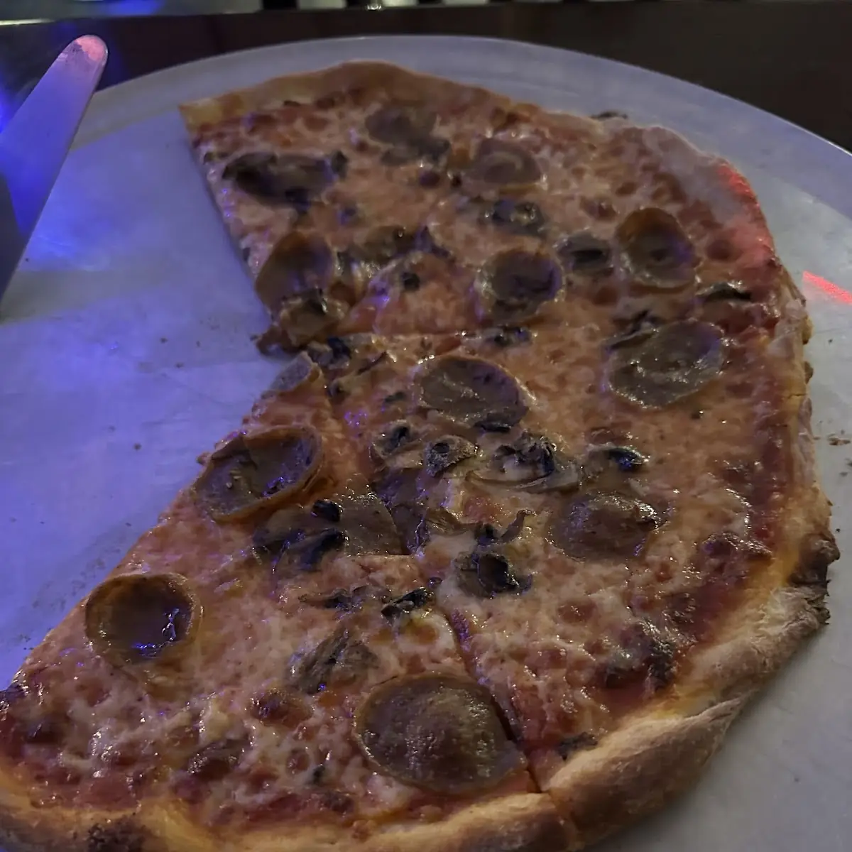 Sausage and Mushroom Pizza