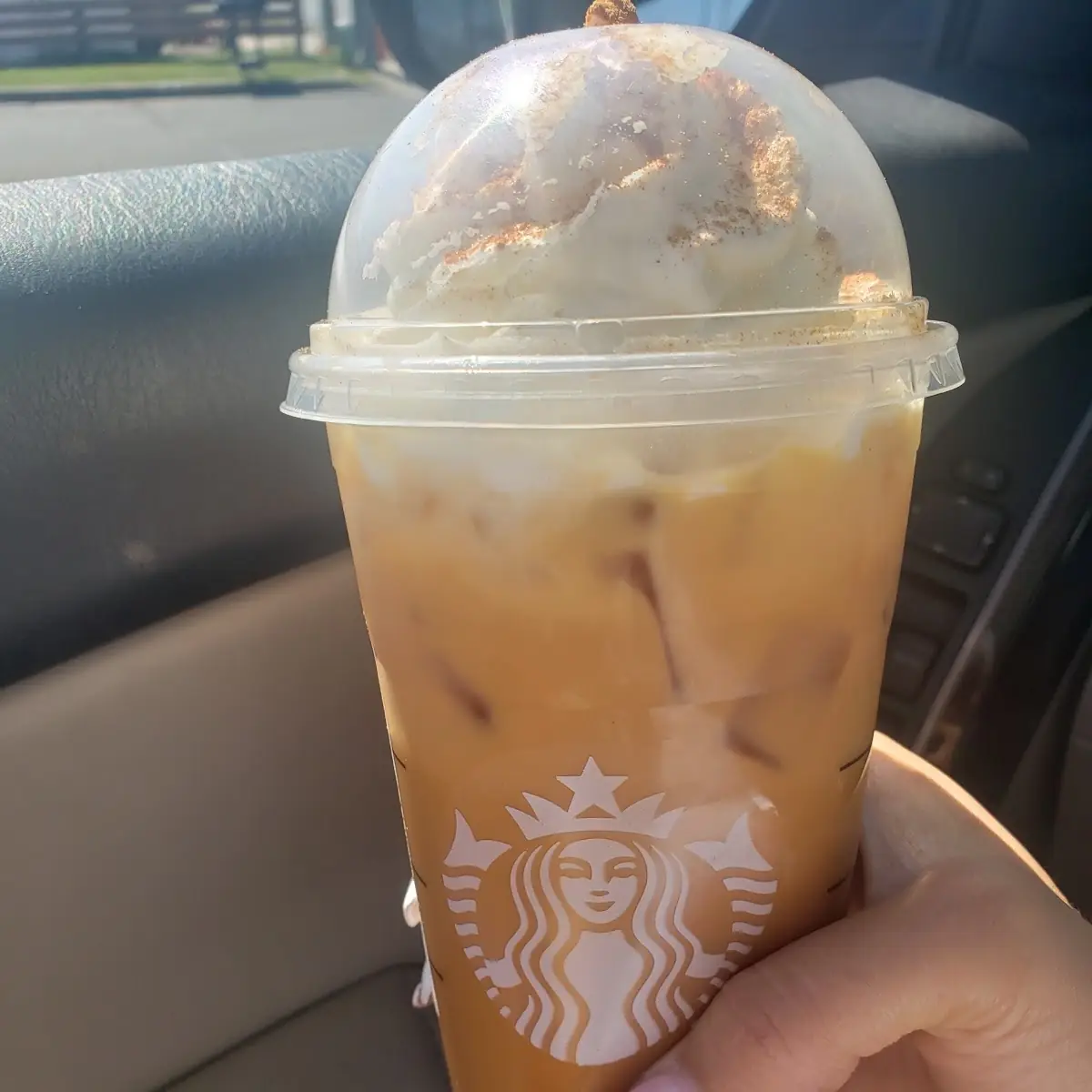 Pumpkin Spice Ice Latte