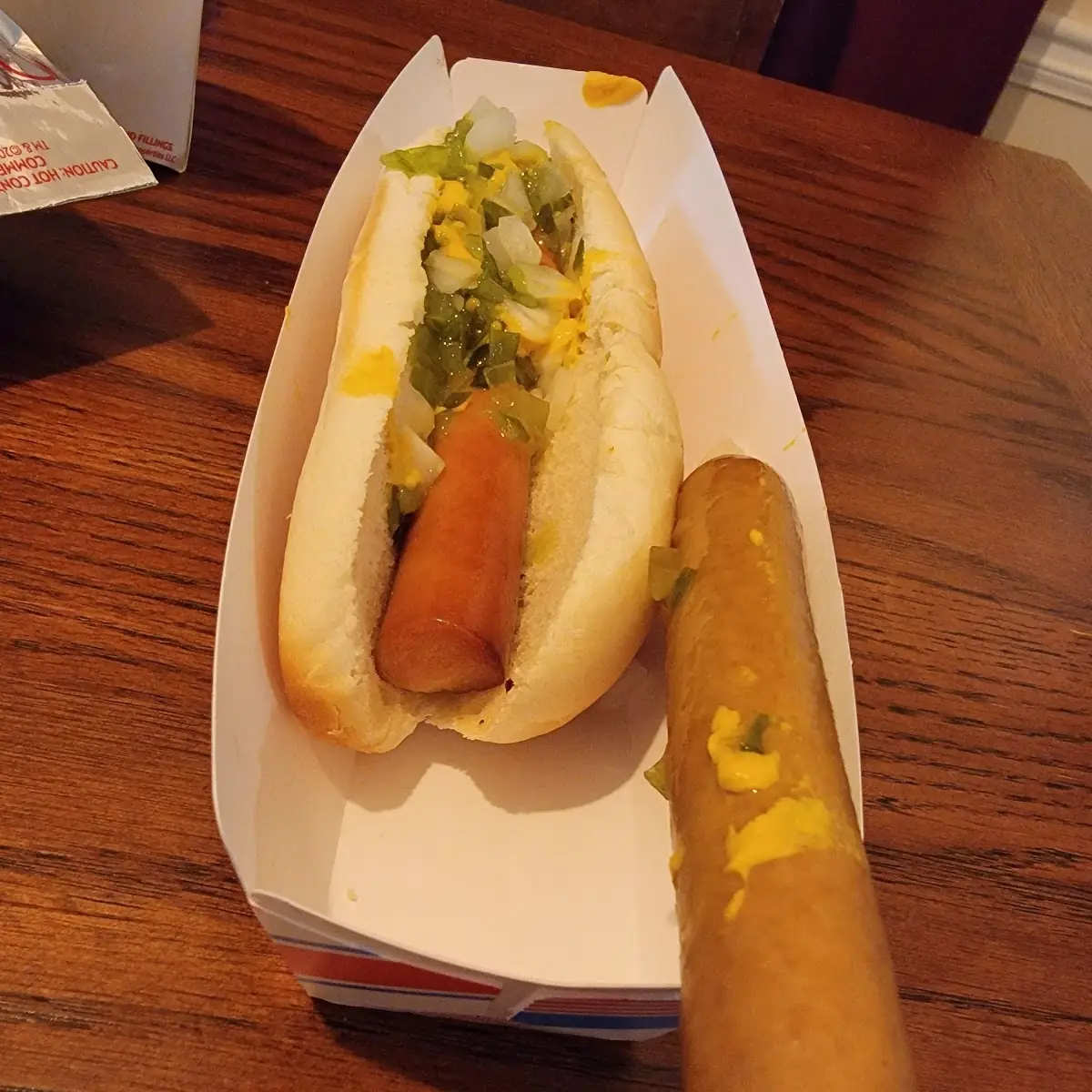 Foot Long Hot Dog