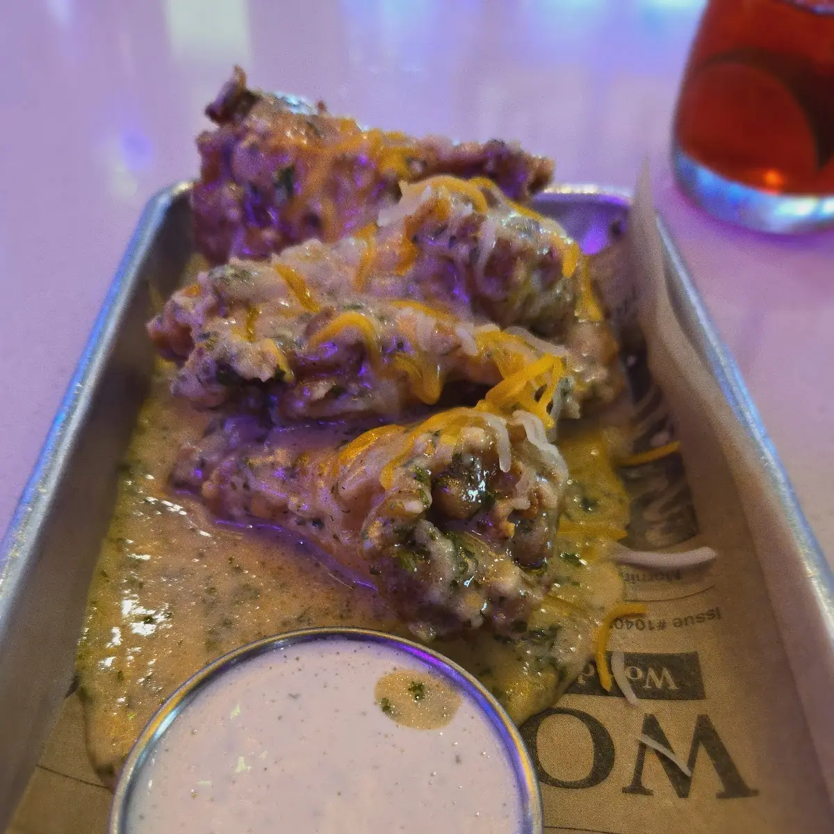 Garlic Parm Wings