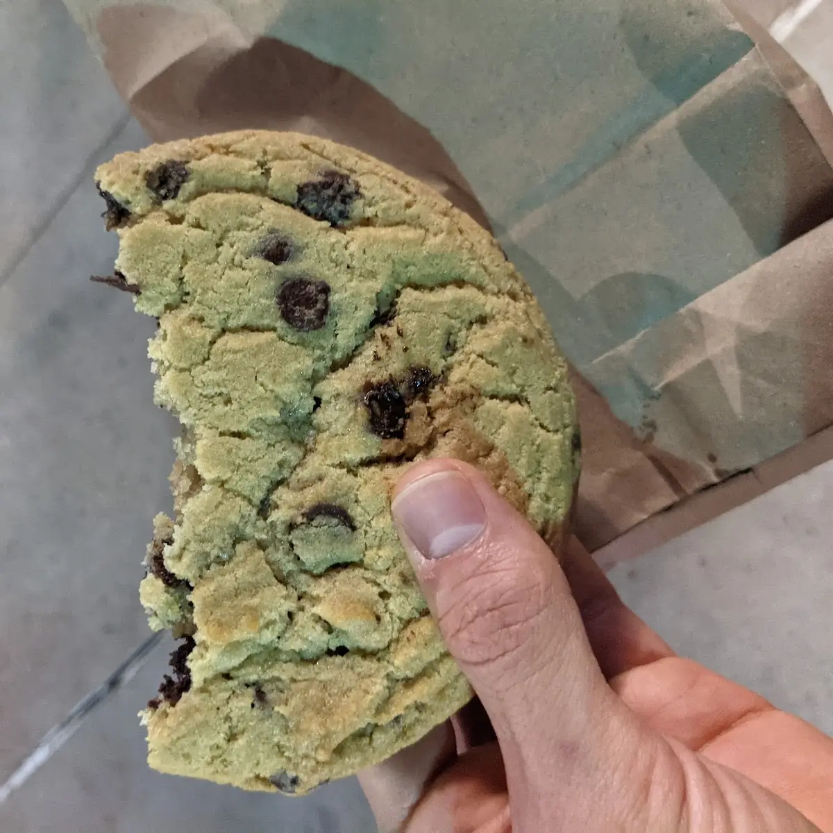 Keto Gluten Free Chocolate Chip Cookie