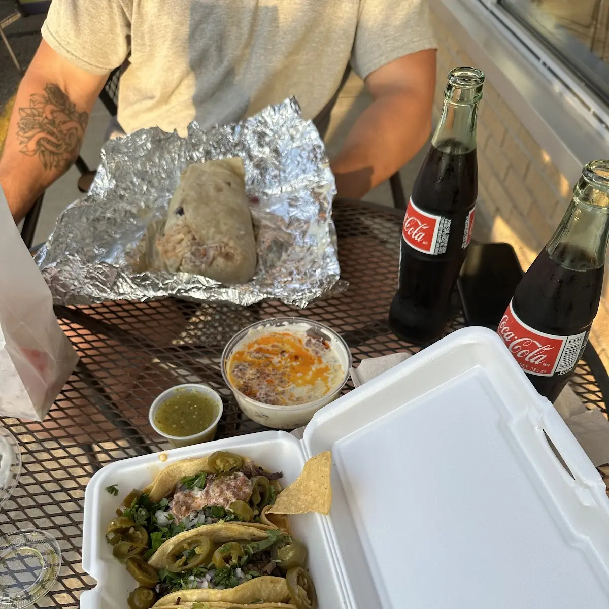 Tacos De Asada Chicken Burrito