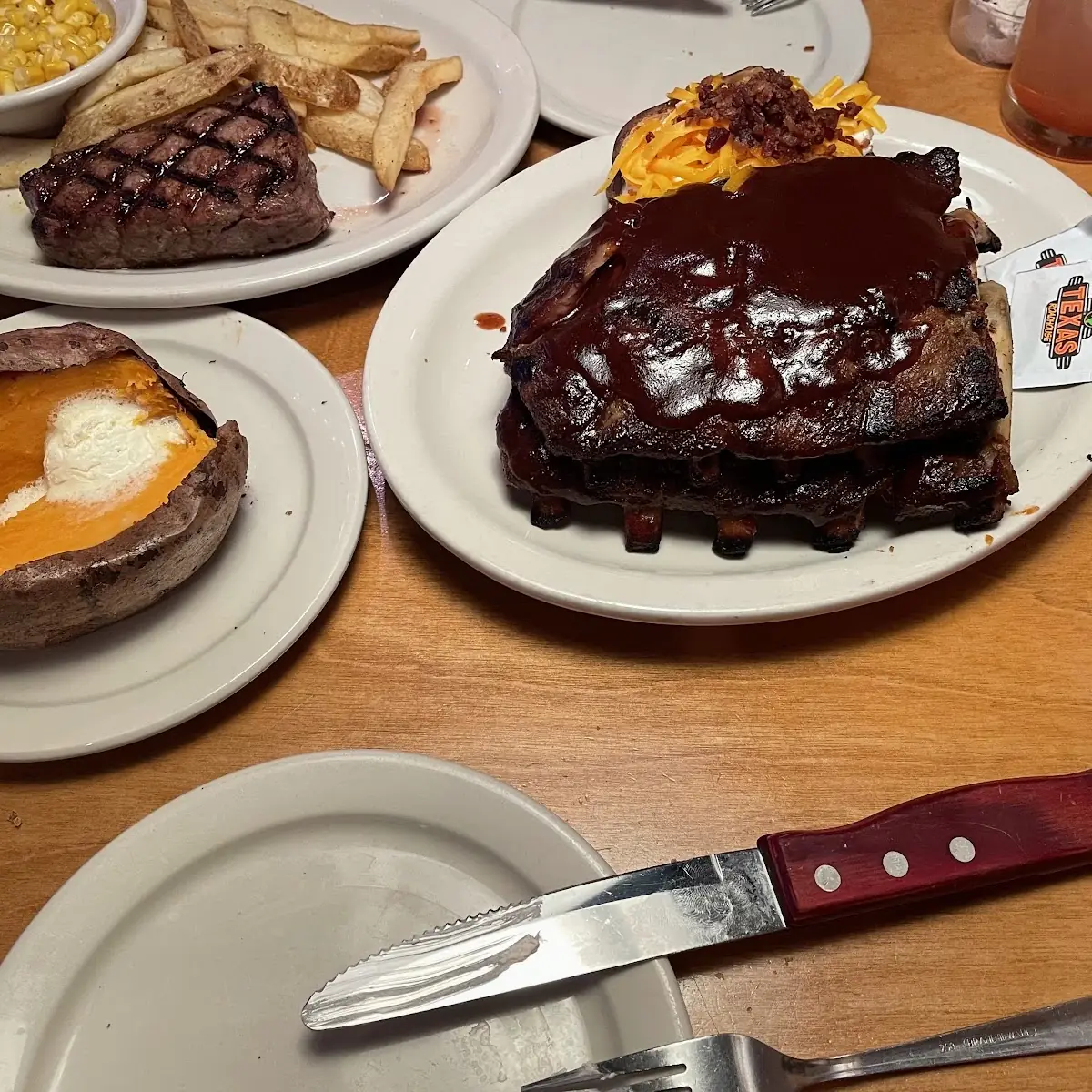 16 Oz Sirloin Steak with Plain Mashed Potatoes