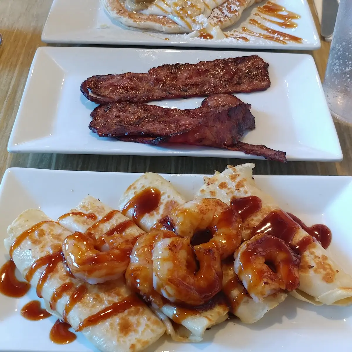 Bourbon Banana Pancakes