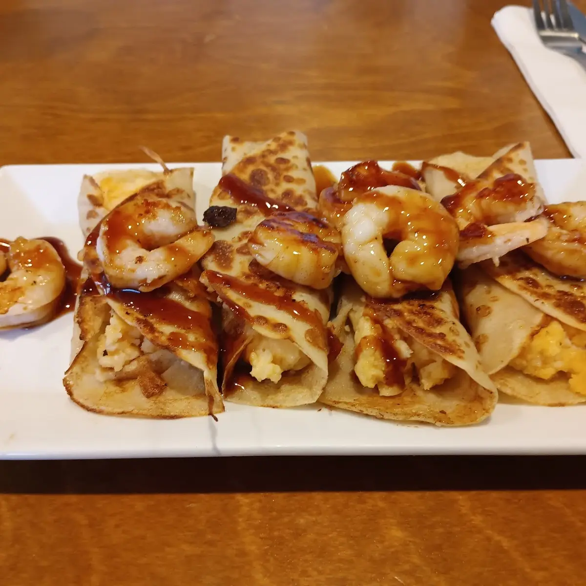Shrimp & Grits Crepes