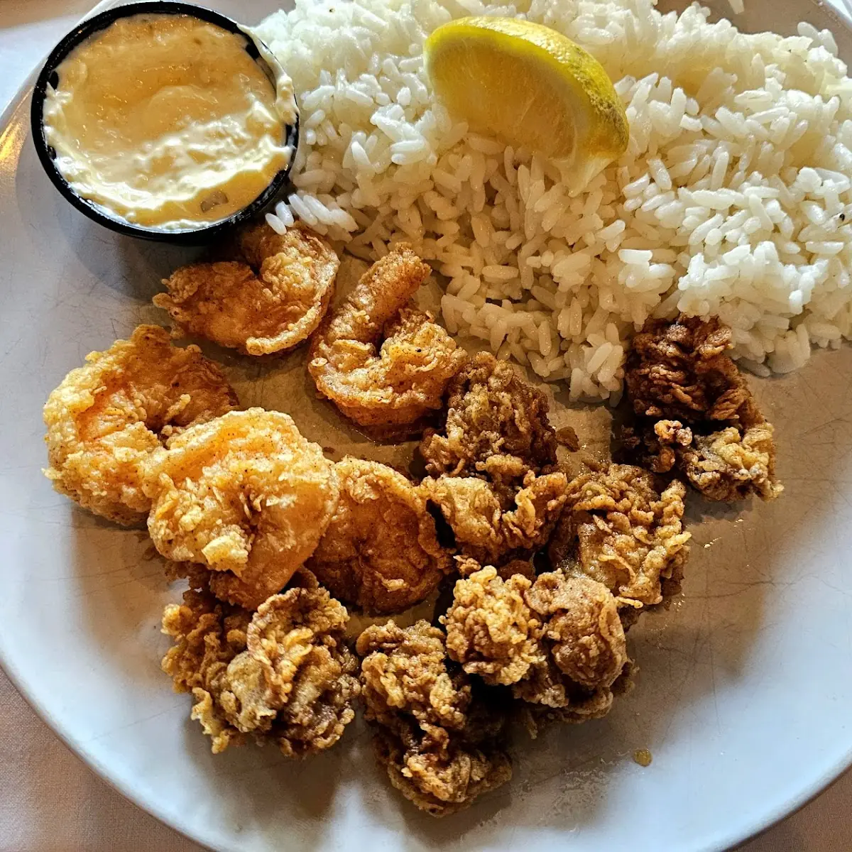 Fried Shrimp and Oysters