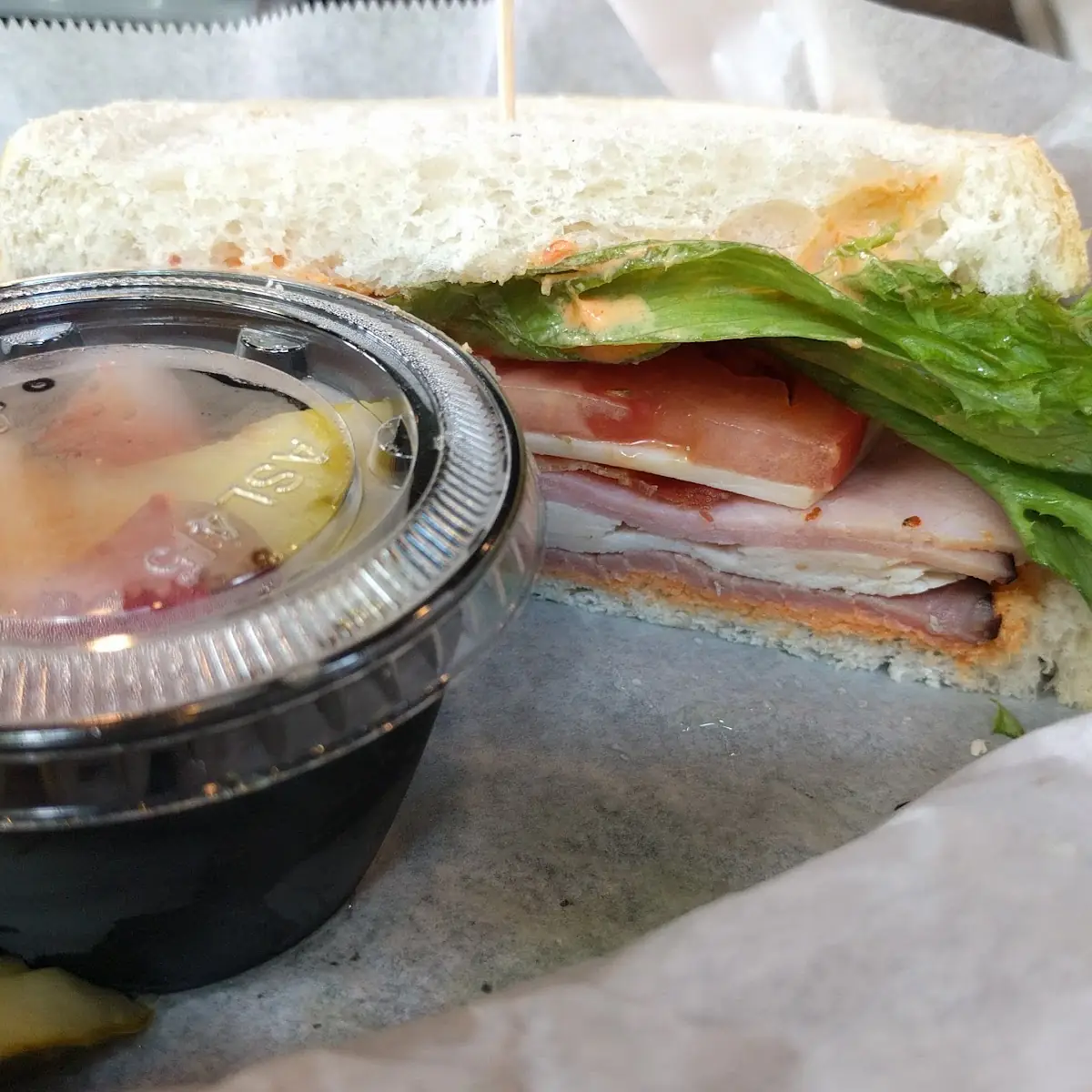 Ham and Turkey and Fruit Cup