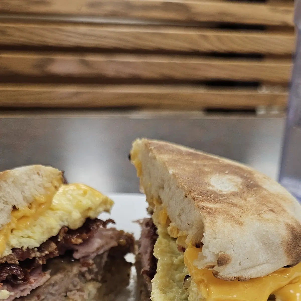 Meat Lovers Breakfast Sandwich