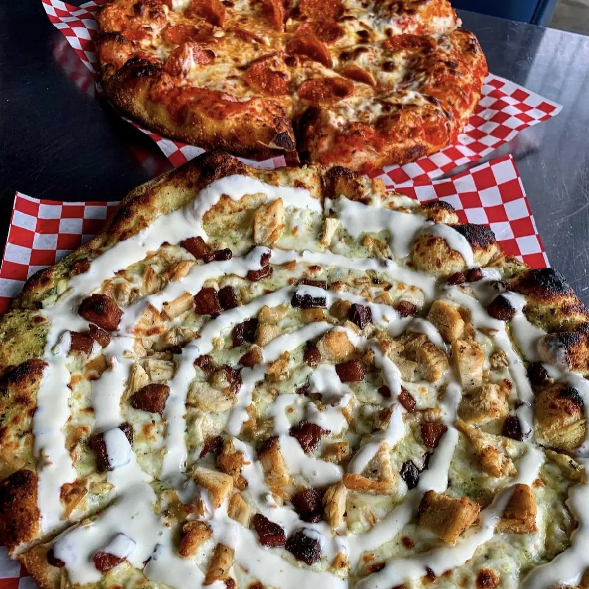 Chicken Bacon Ranch Pizza