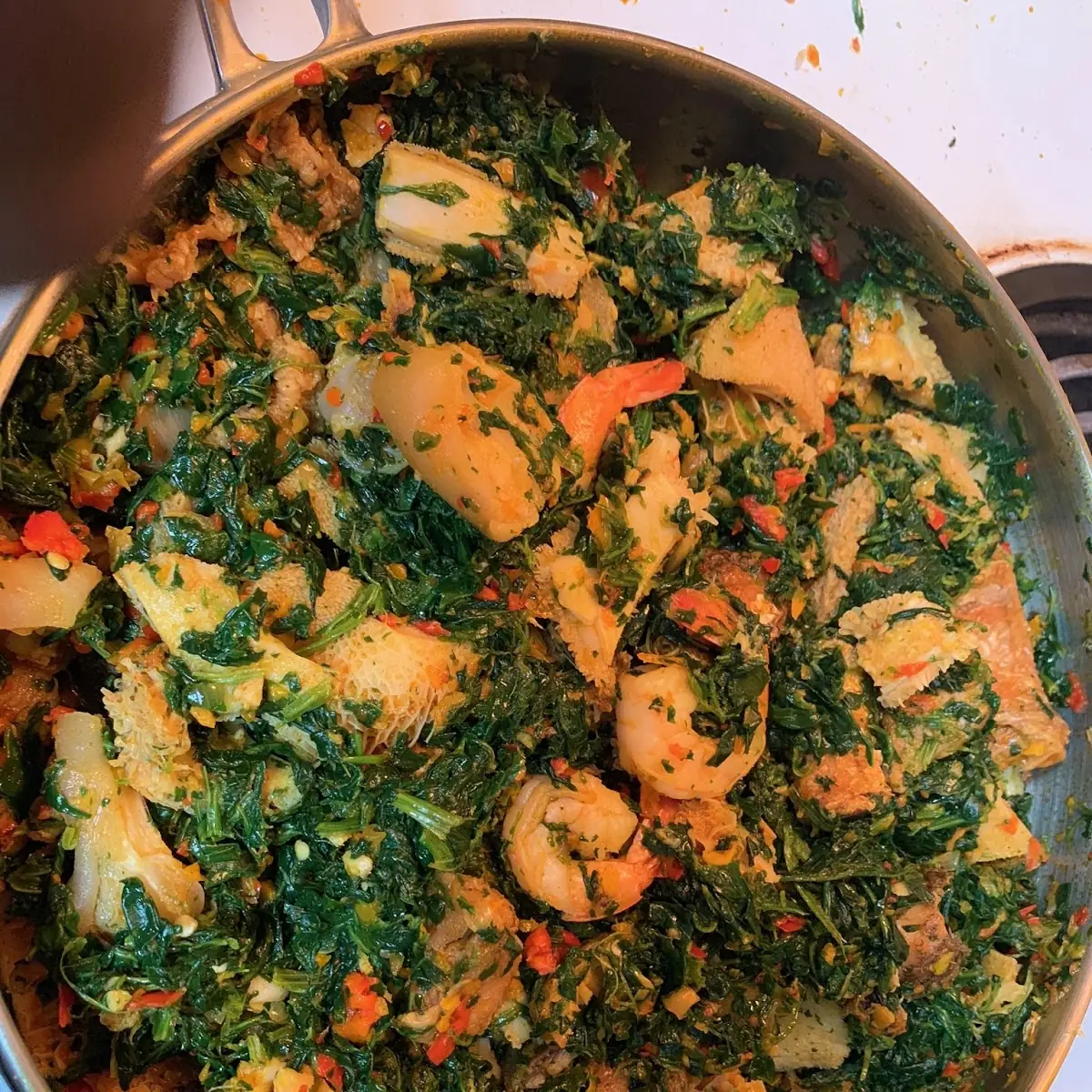 Efo Riro Spinach Stew