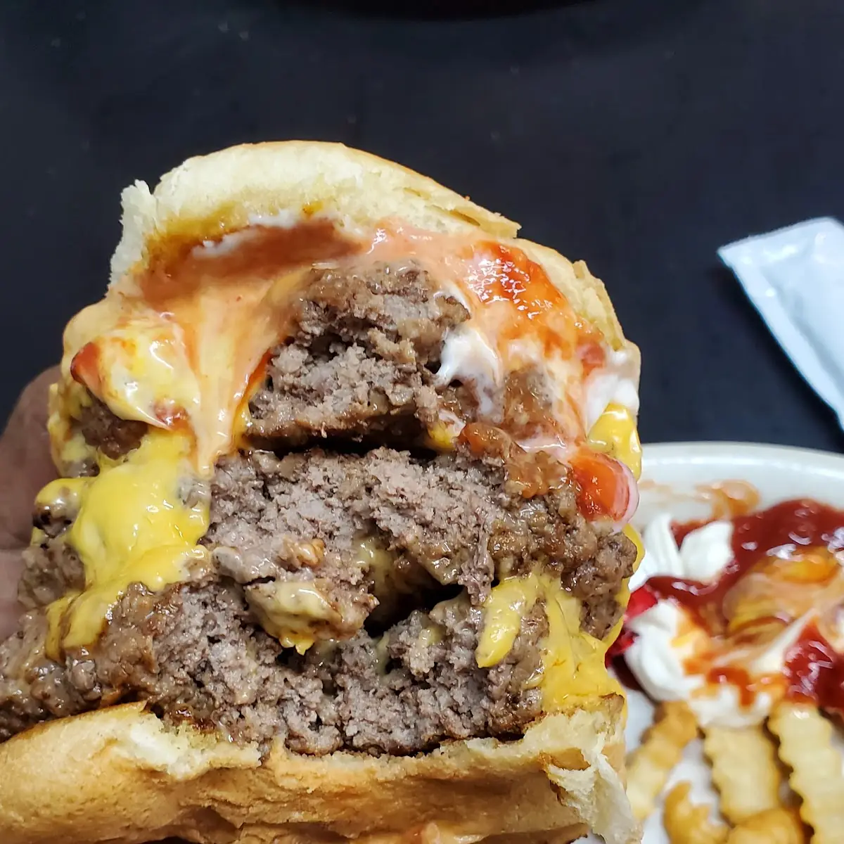 Triple Cheeseburger
