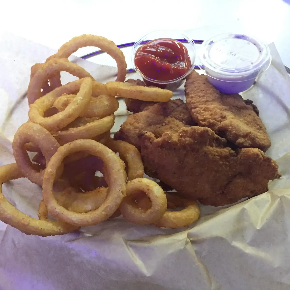 Onion Rings and Chicken Tenders