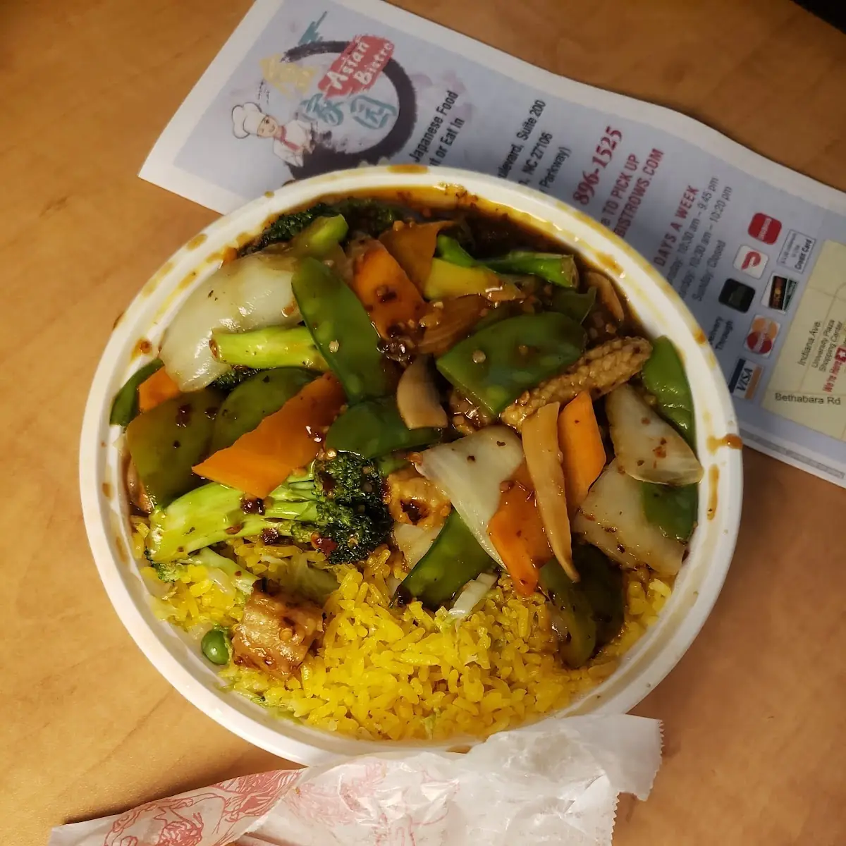 Mixed Vegetable Lunch Combination