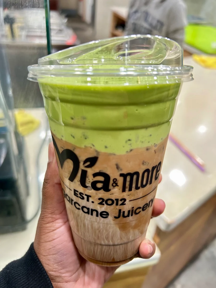 Vietnamese Iced Coffee Matcha Latte