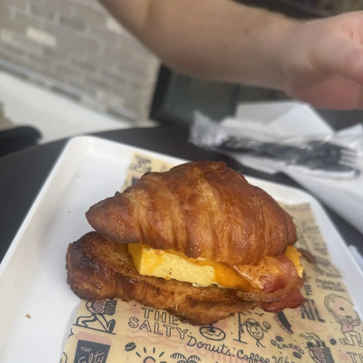 Bacon Egg Cheese Croissant