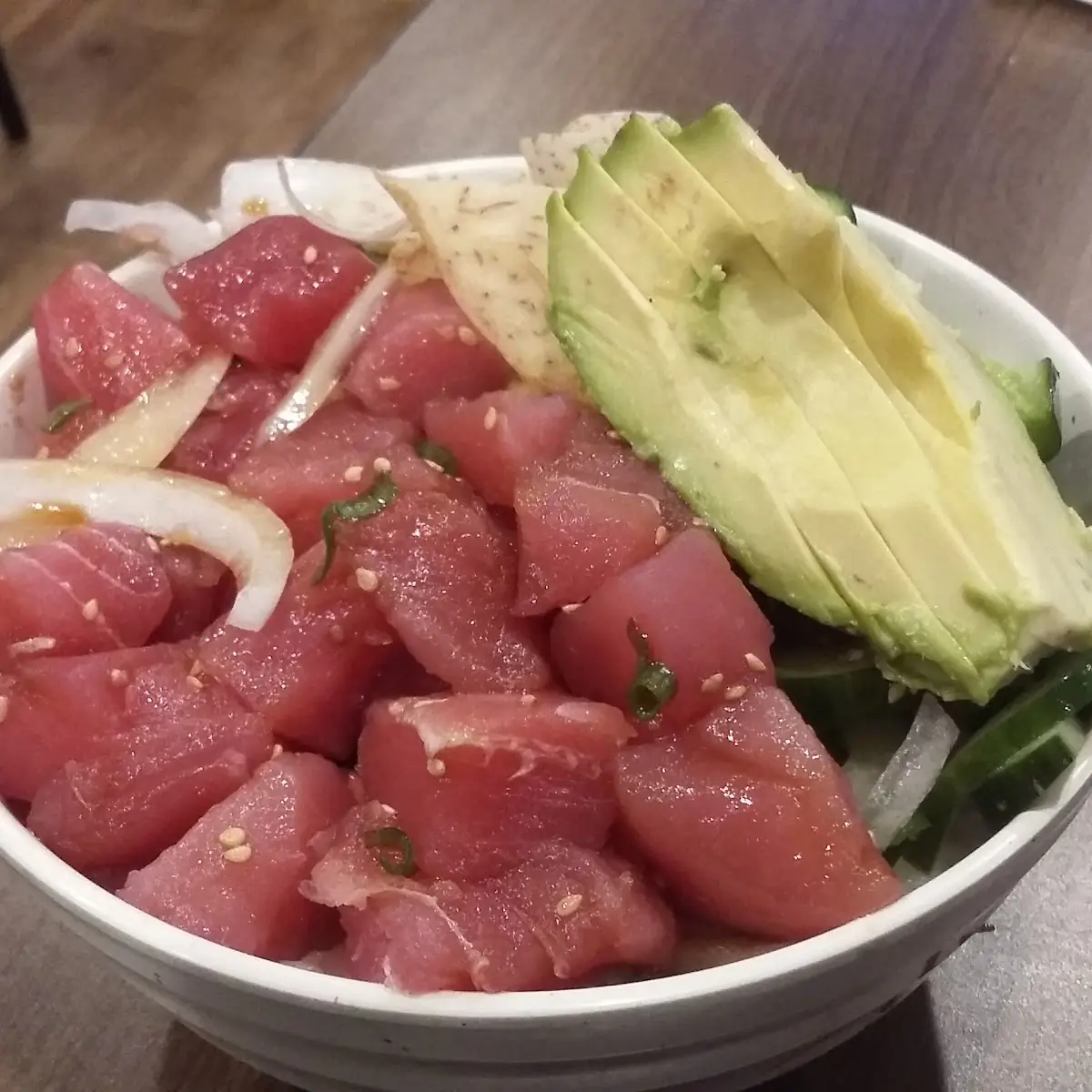Ahi Avocado Poke Bowl