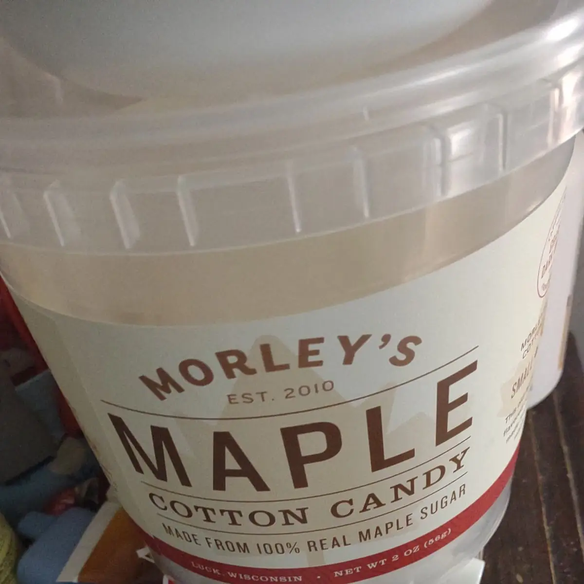 Maple Syrup Cotton Candy