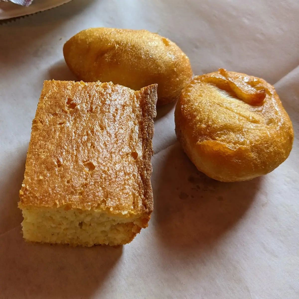 Honey Butter Biscuits and Cornbread