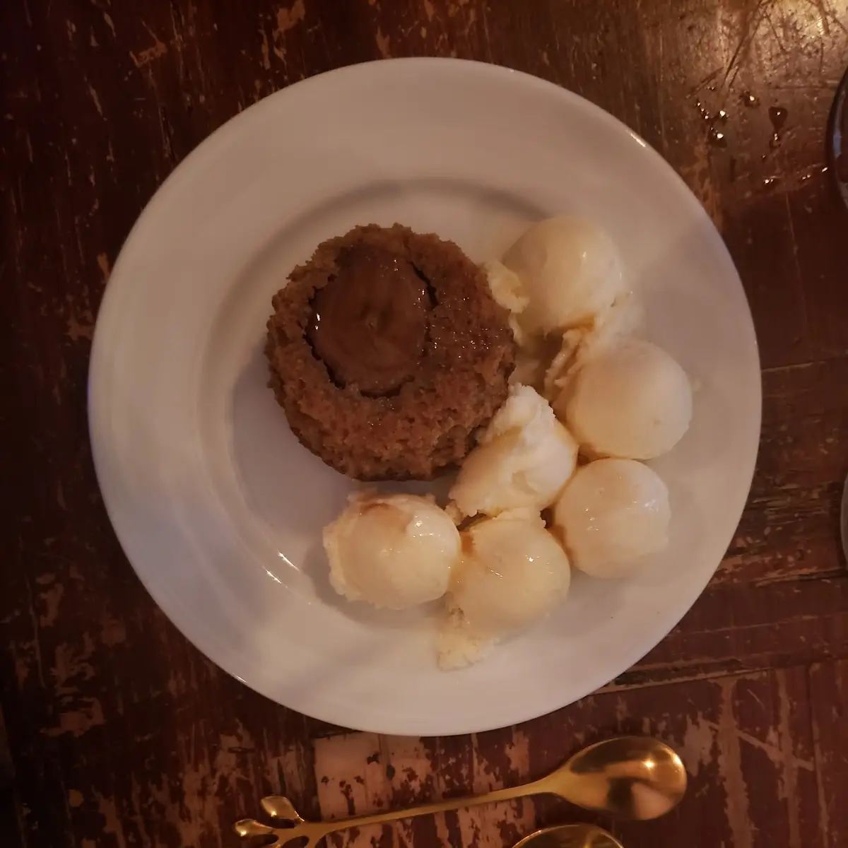Banana Bread with Ice Cream