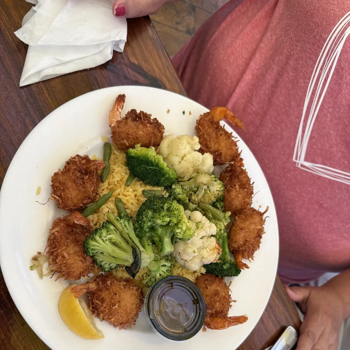 Coconut Shrimp with Rice