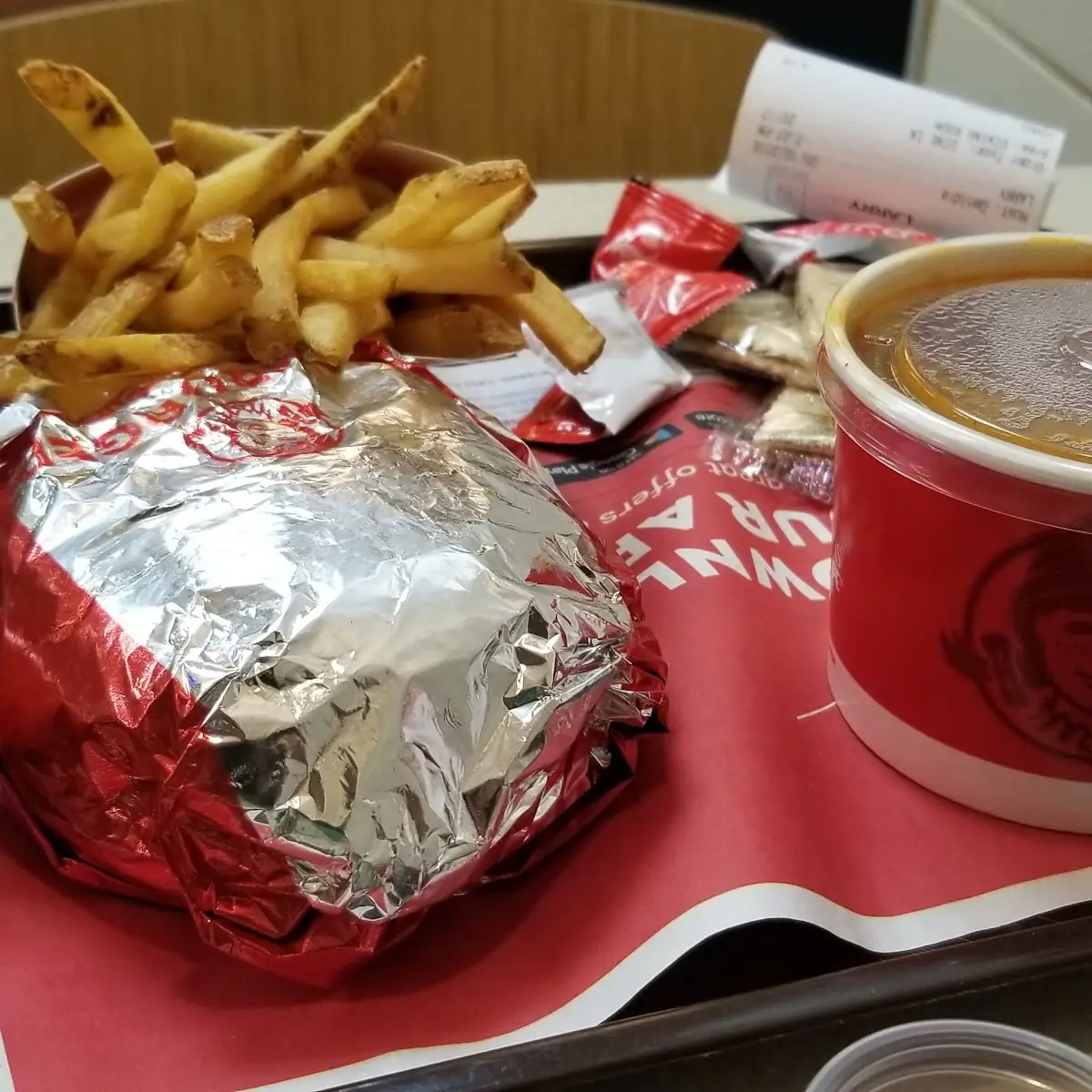 Double Cheeseburger Chili and Fries