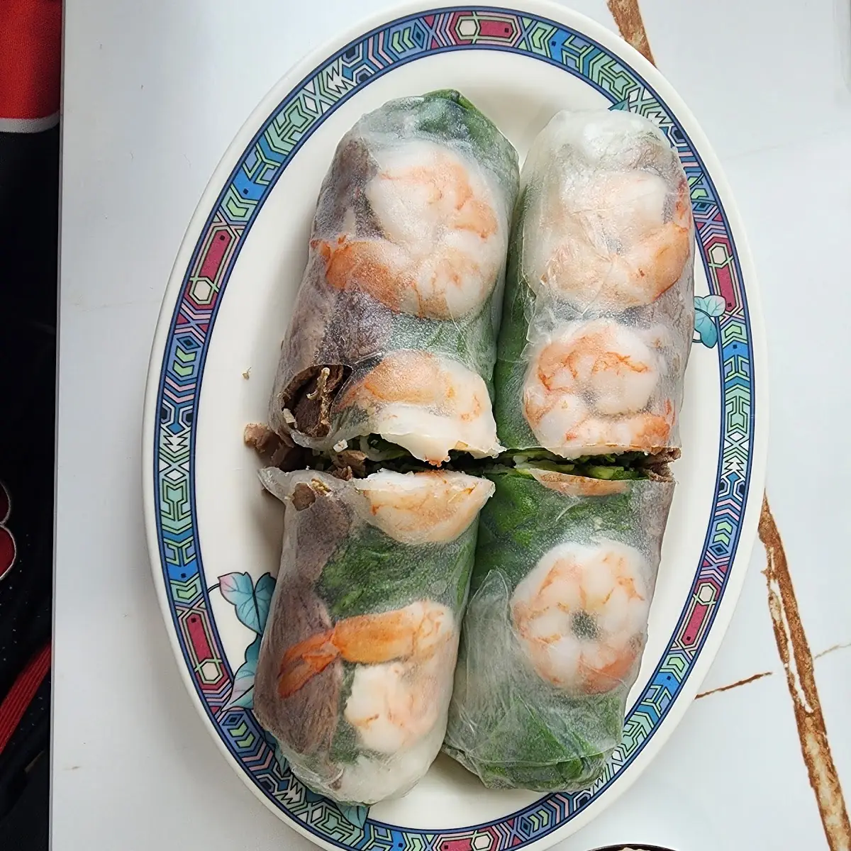 Fresh Spring Rolls with Rice Paper