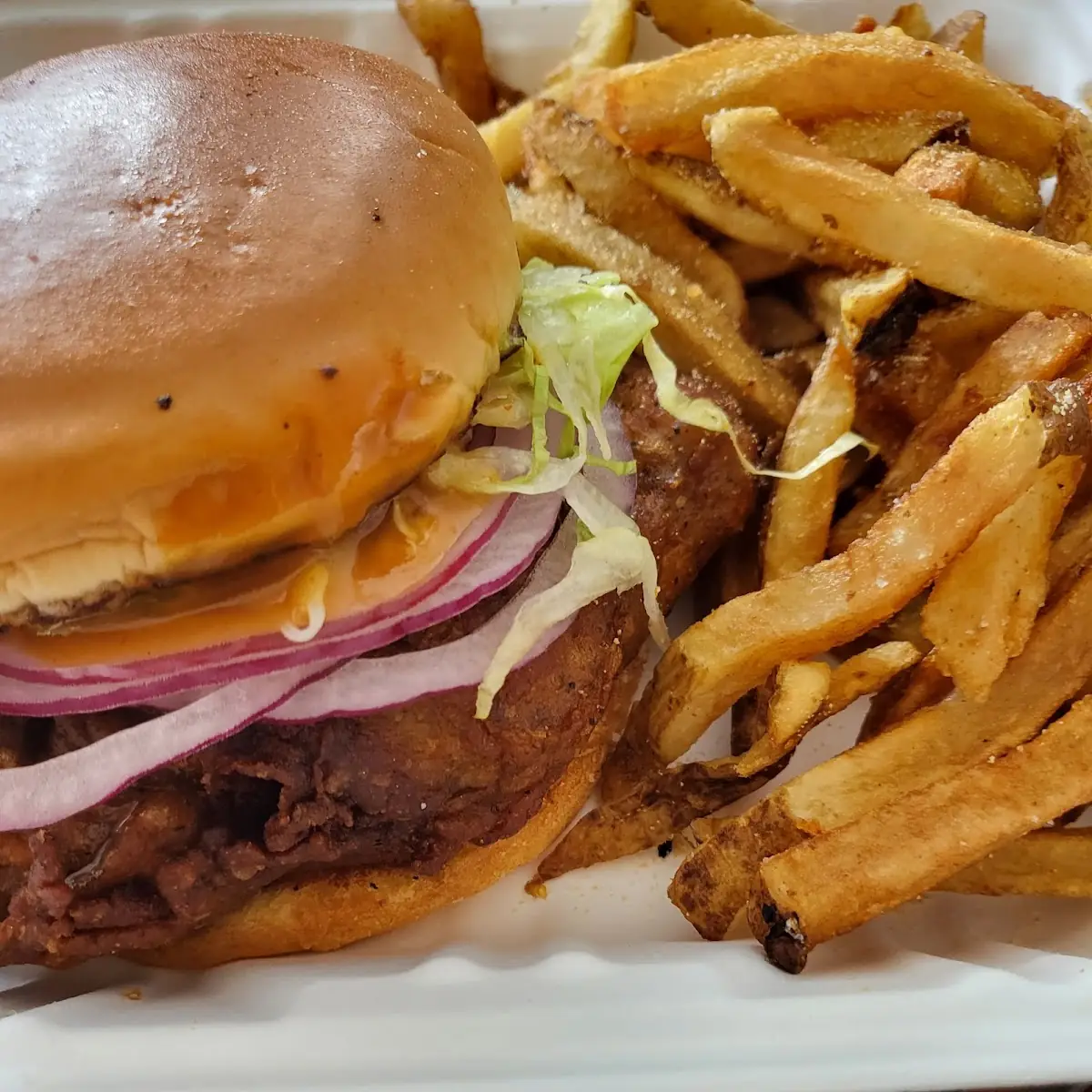 Fried Breast Chicken Sandwich