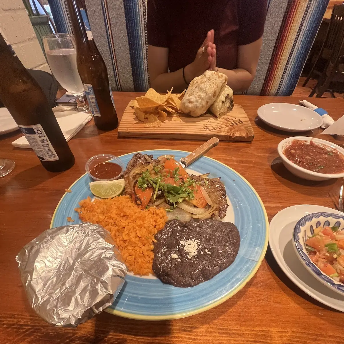 Rice Beans and Meat