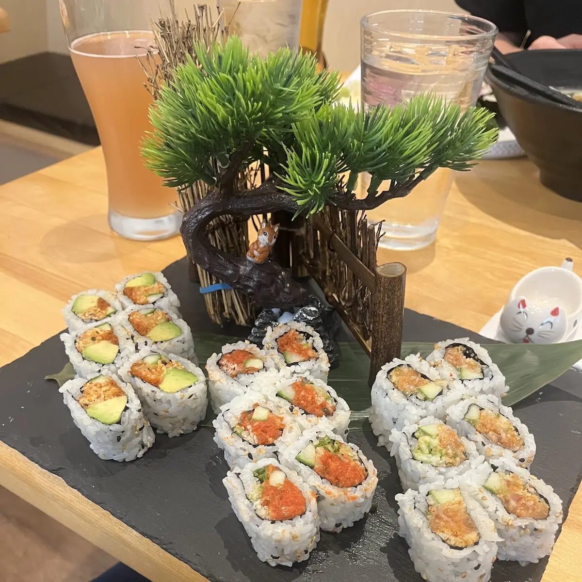 Assorted Sushi Rolls and Nigiri