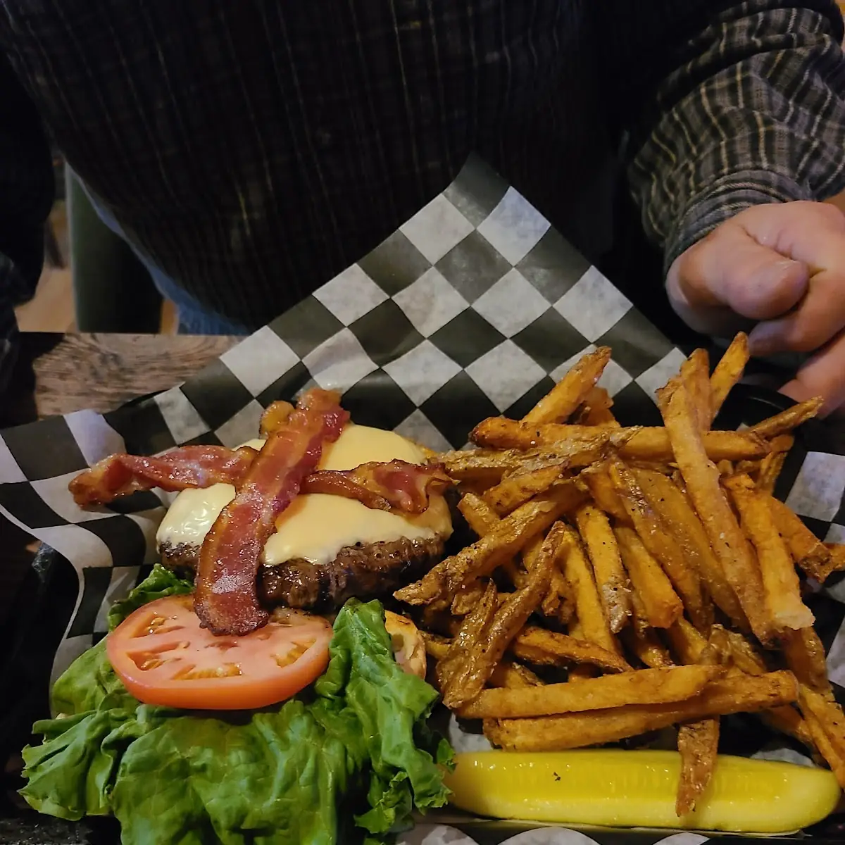 Bacon Cheeseburger with Fried