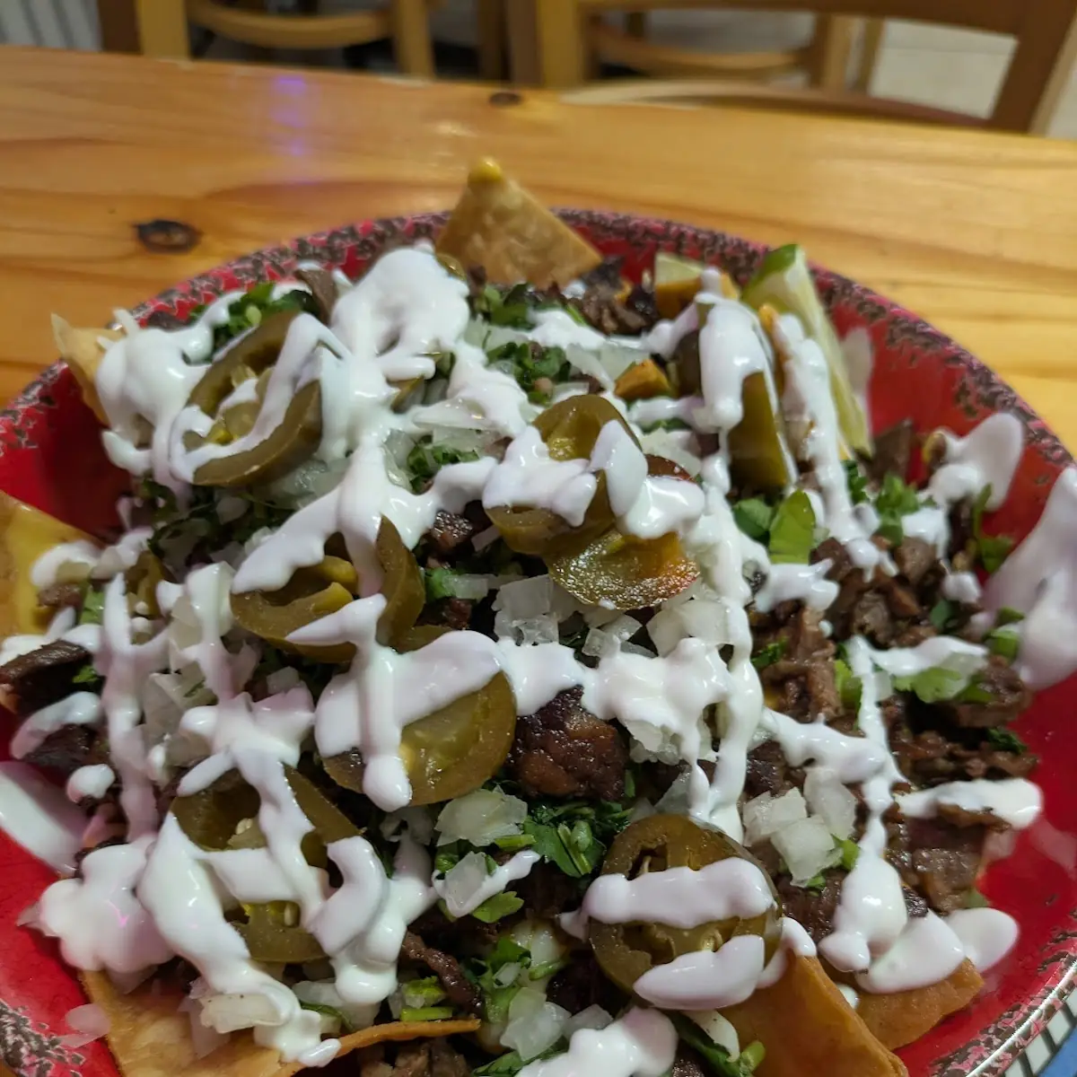Asada Loaded Nachos