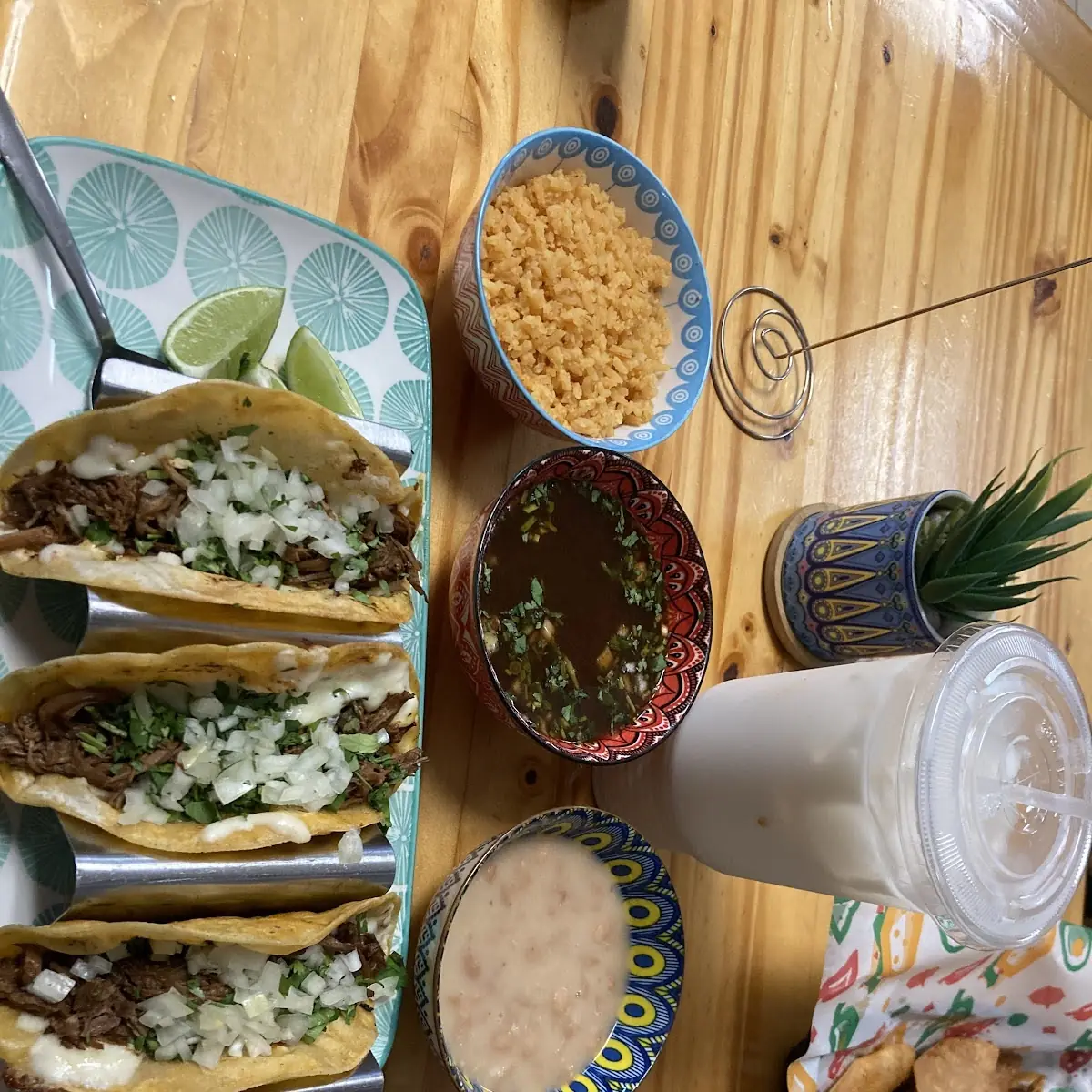 Beef and Birria Tacos with Lime