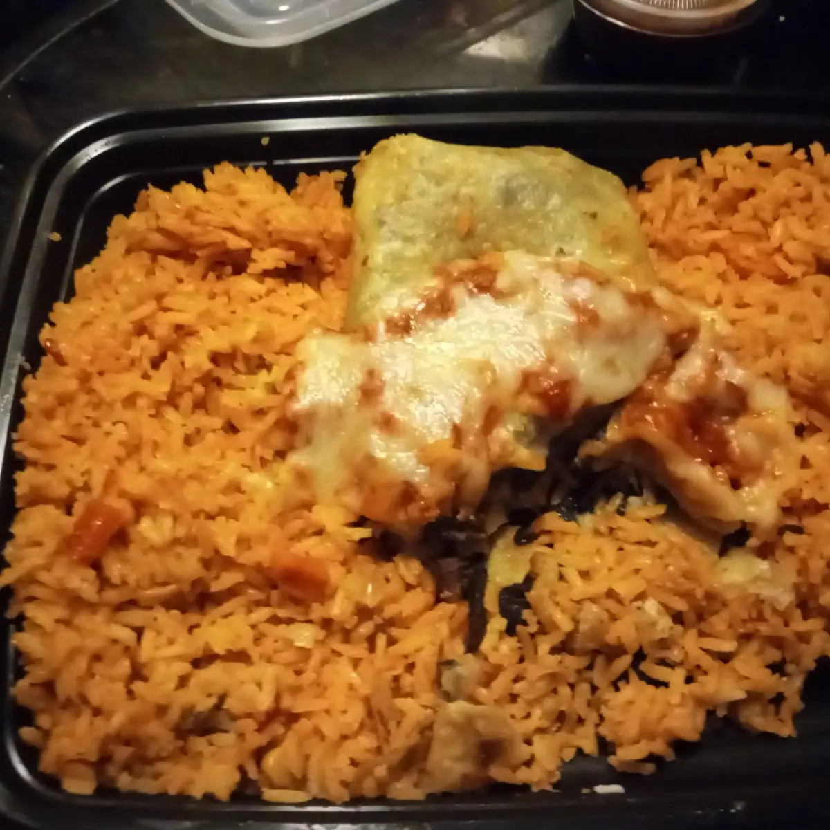 Chile Verde Burrito Dinner