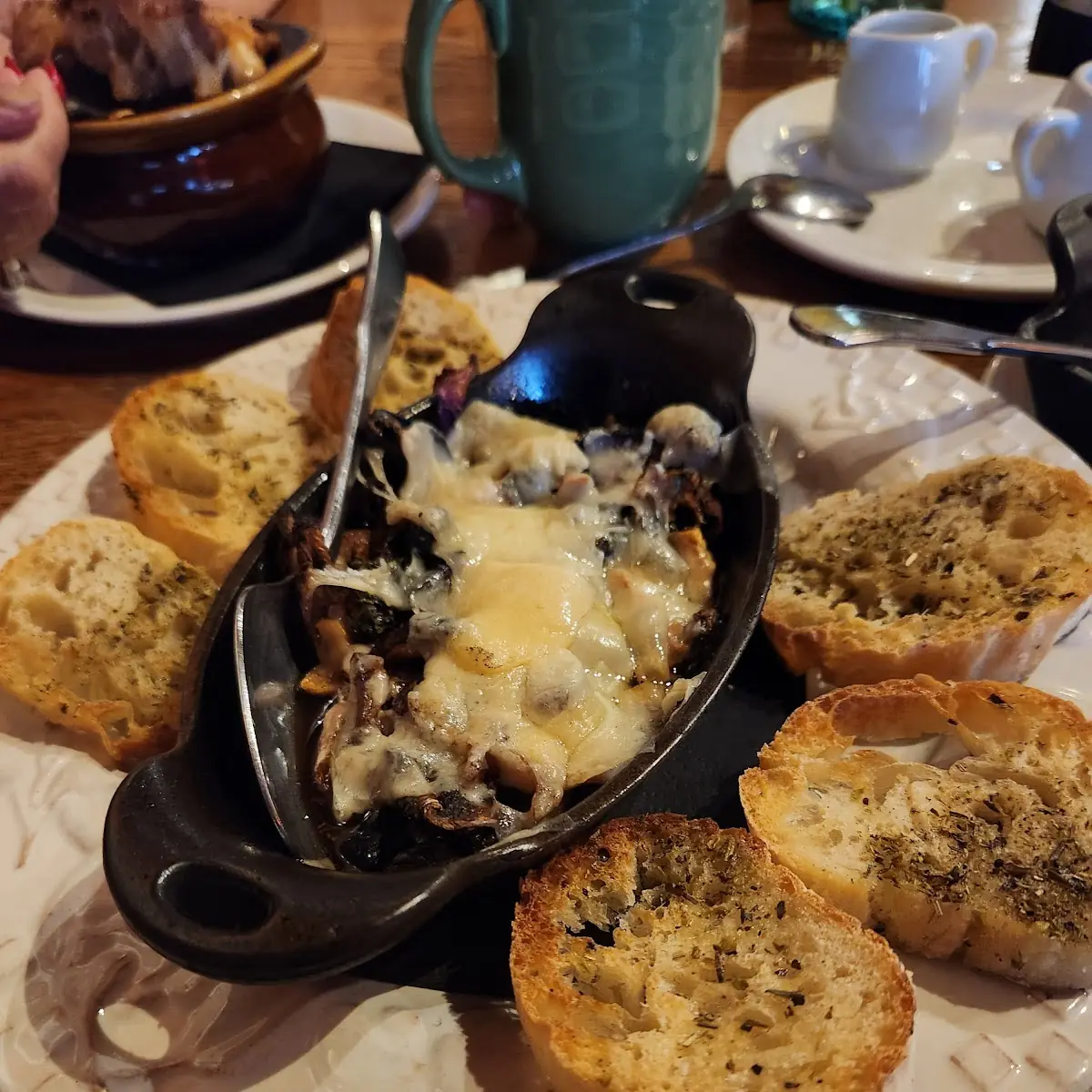 Wild Mushroom Black Garlic & Crostini