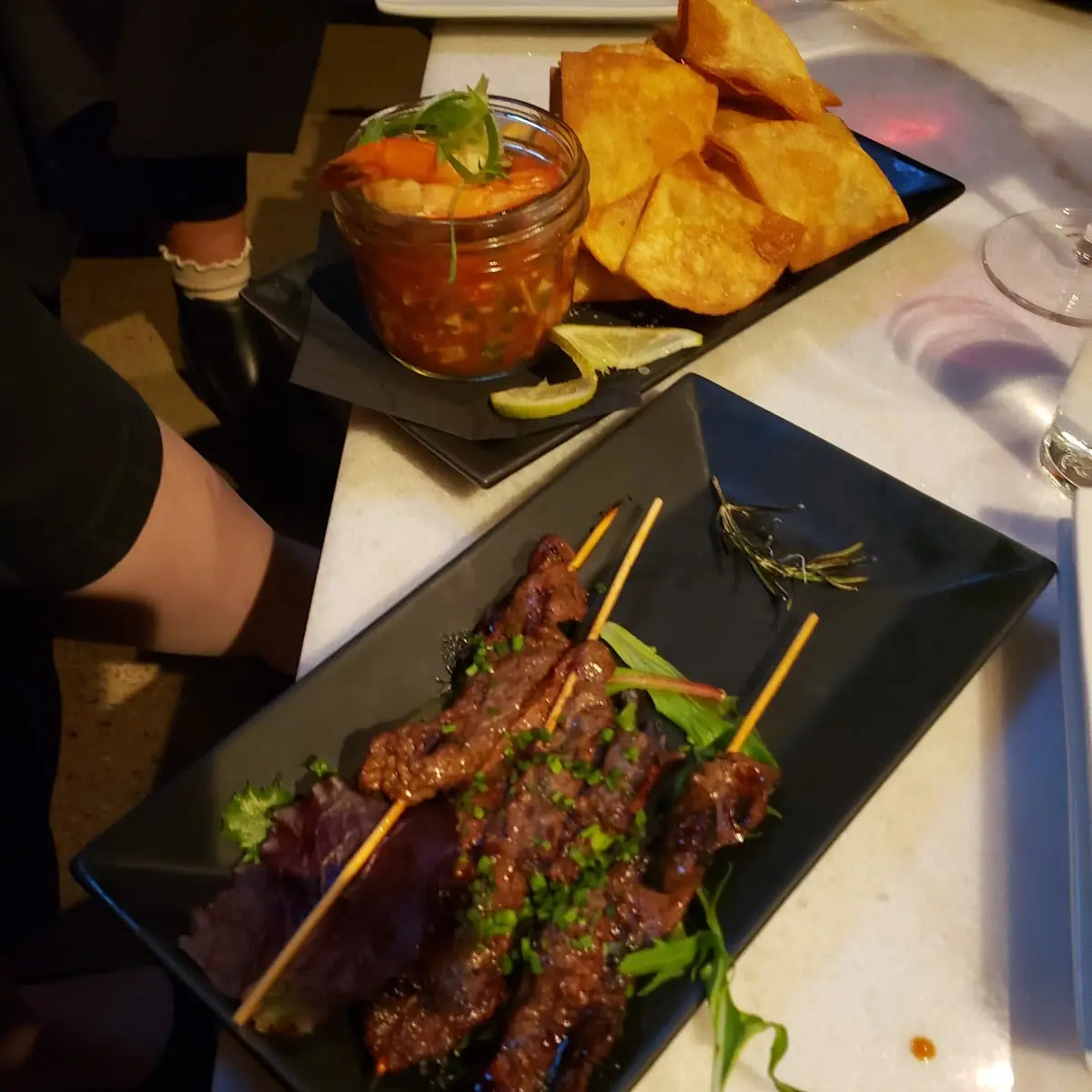 Flat Iron Steak Skewers