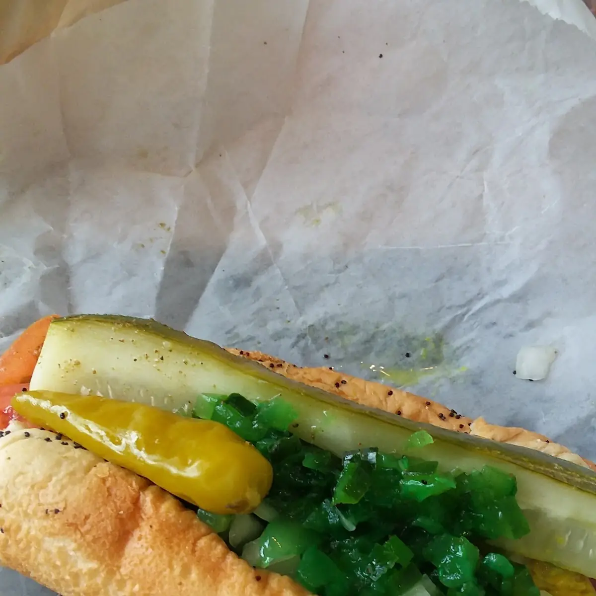Hot Dog Chicago Style