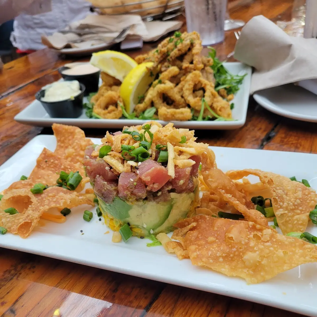 Ahi Tuna Poke Stack