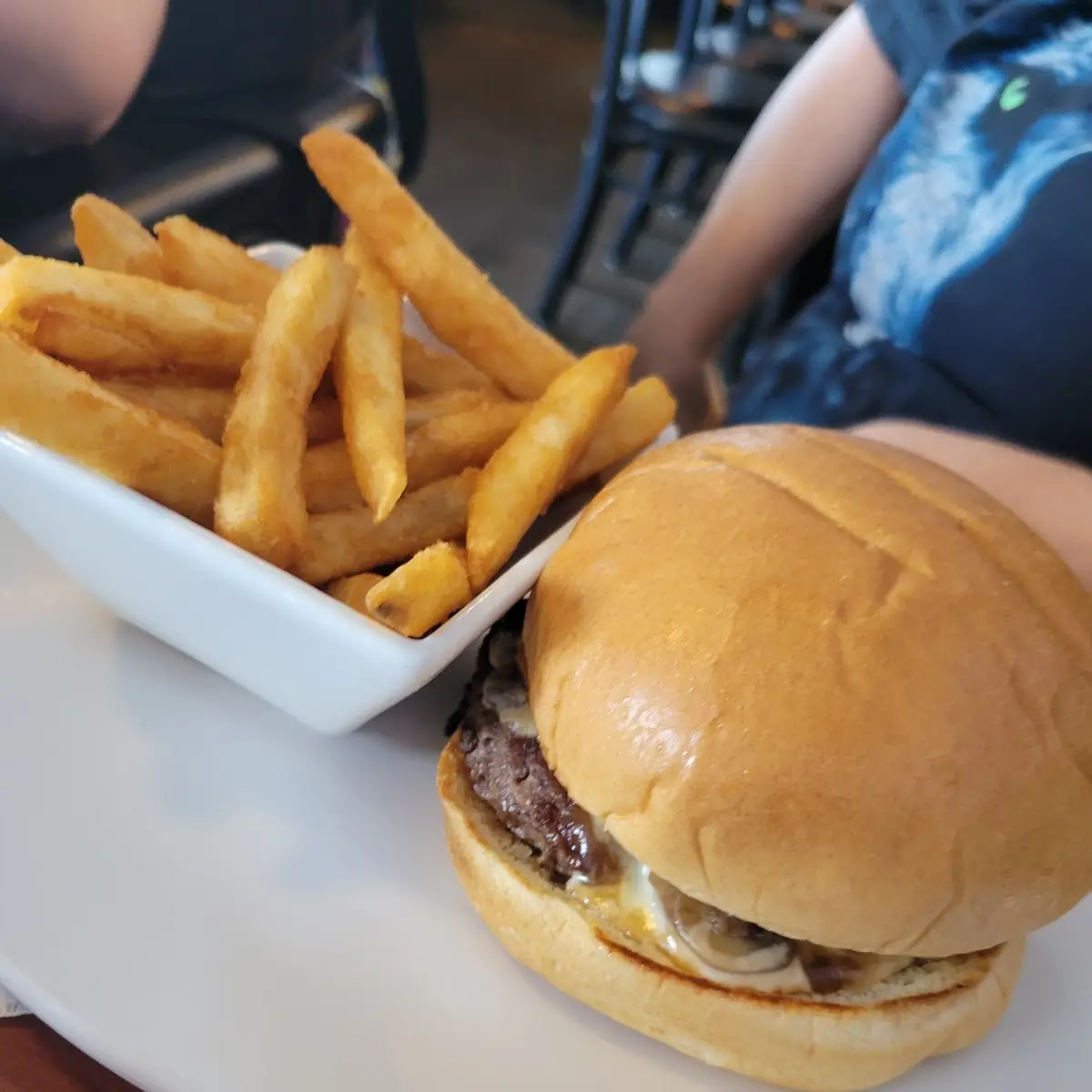 Mushroom Swiss Burger