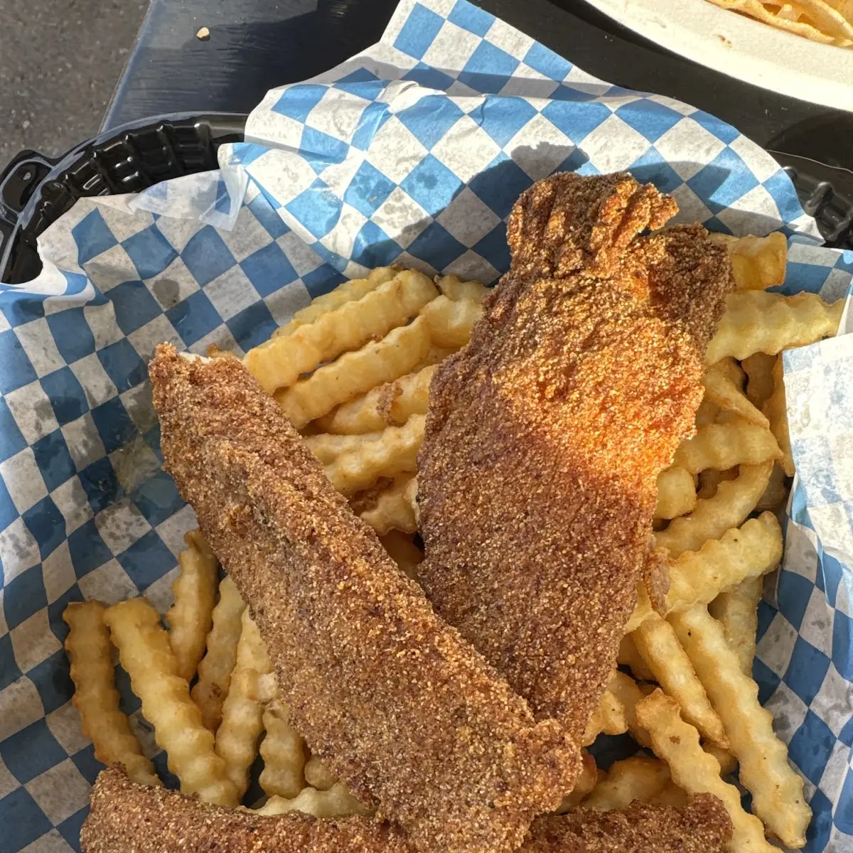 Juicy Cajun Fish and Chips