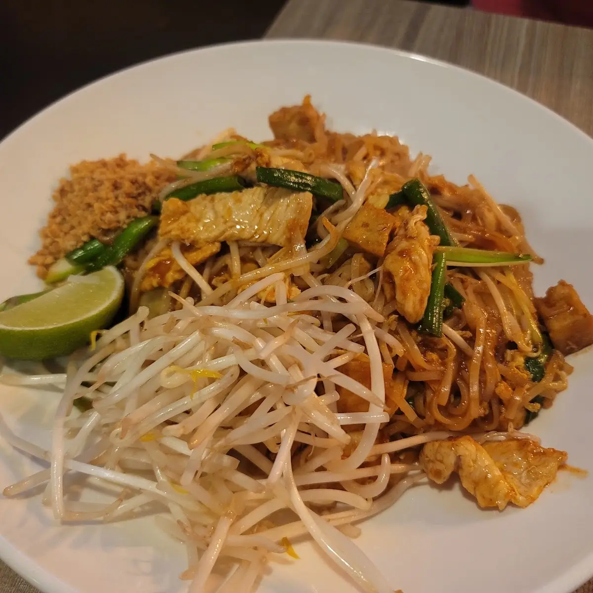 Chicken Pad Thai Shrimp