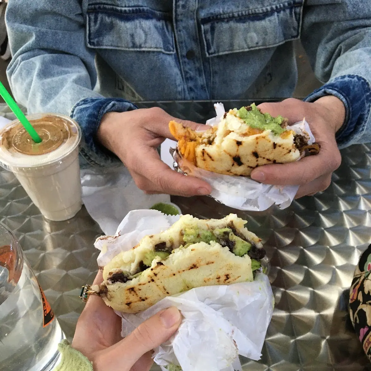 Black Bean and Cheese Arepas