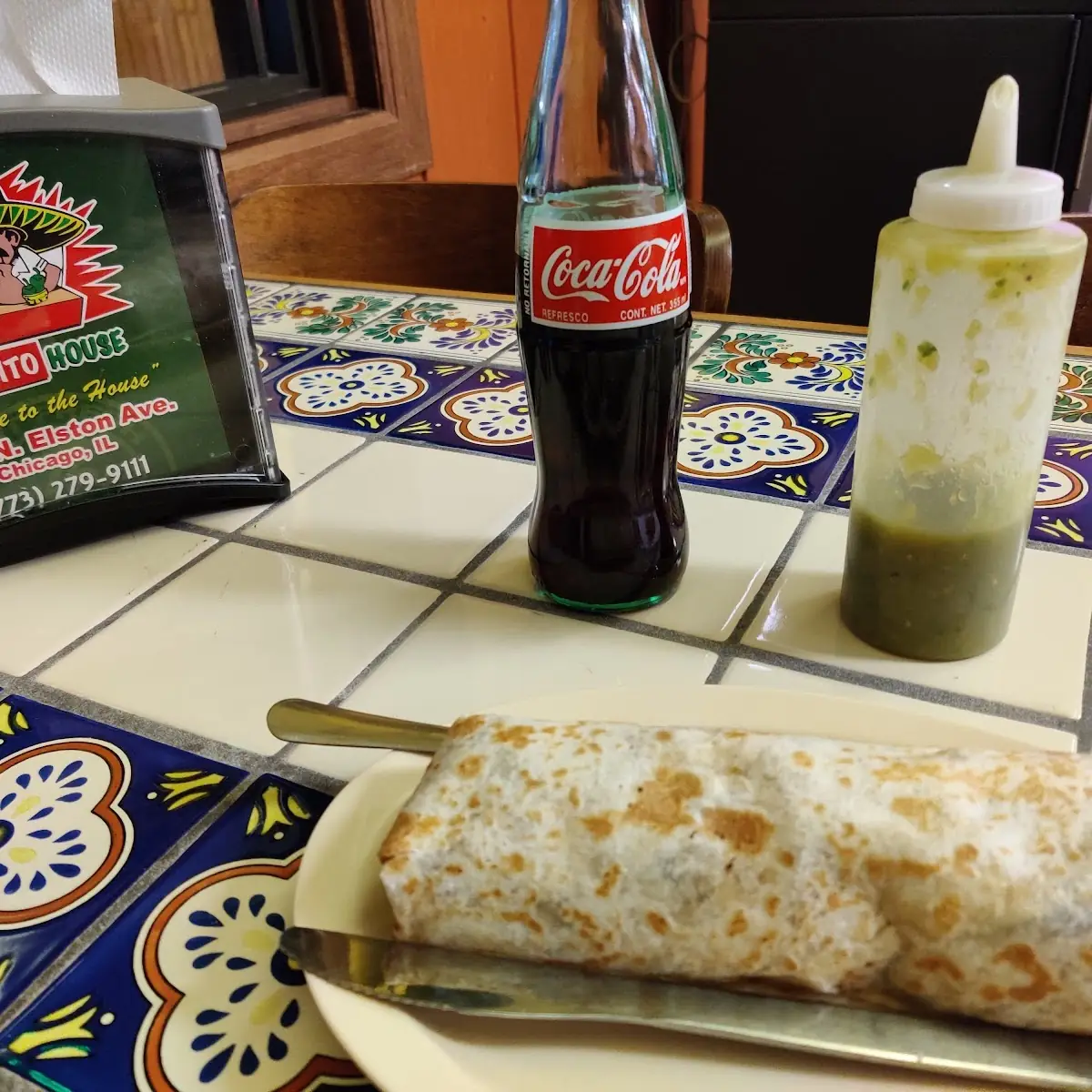 Chicken Fajita Burrito