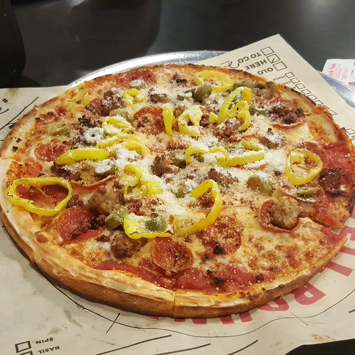 11 Thin Crust Pizza
