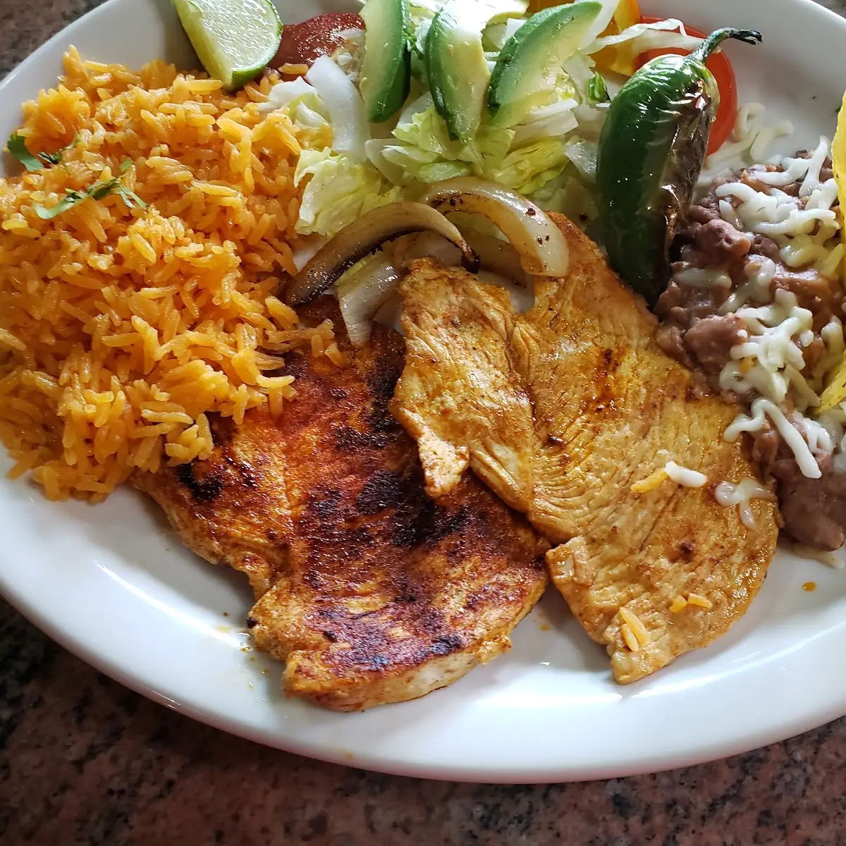 Taco w Rice & Beans