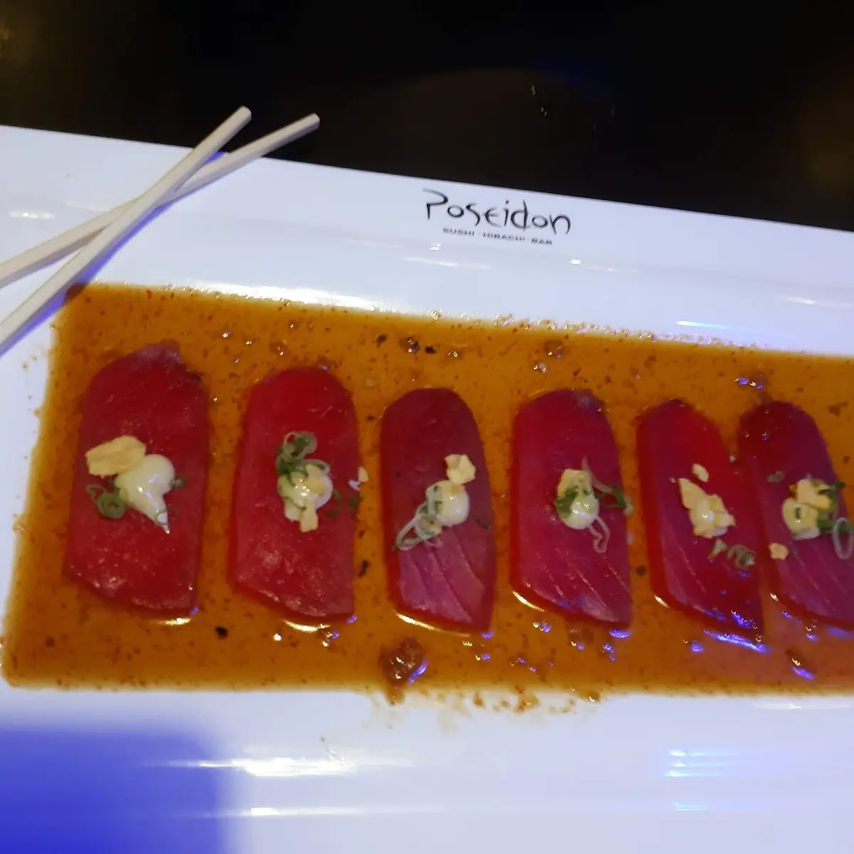 Garlic Ahi Tuna Appetizer