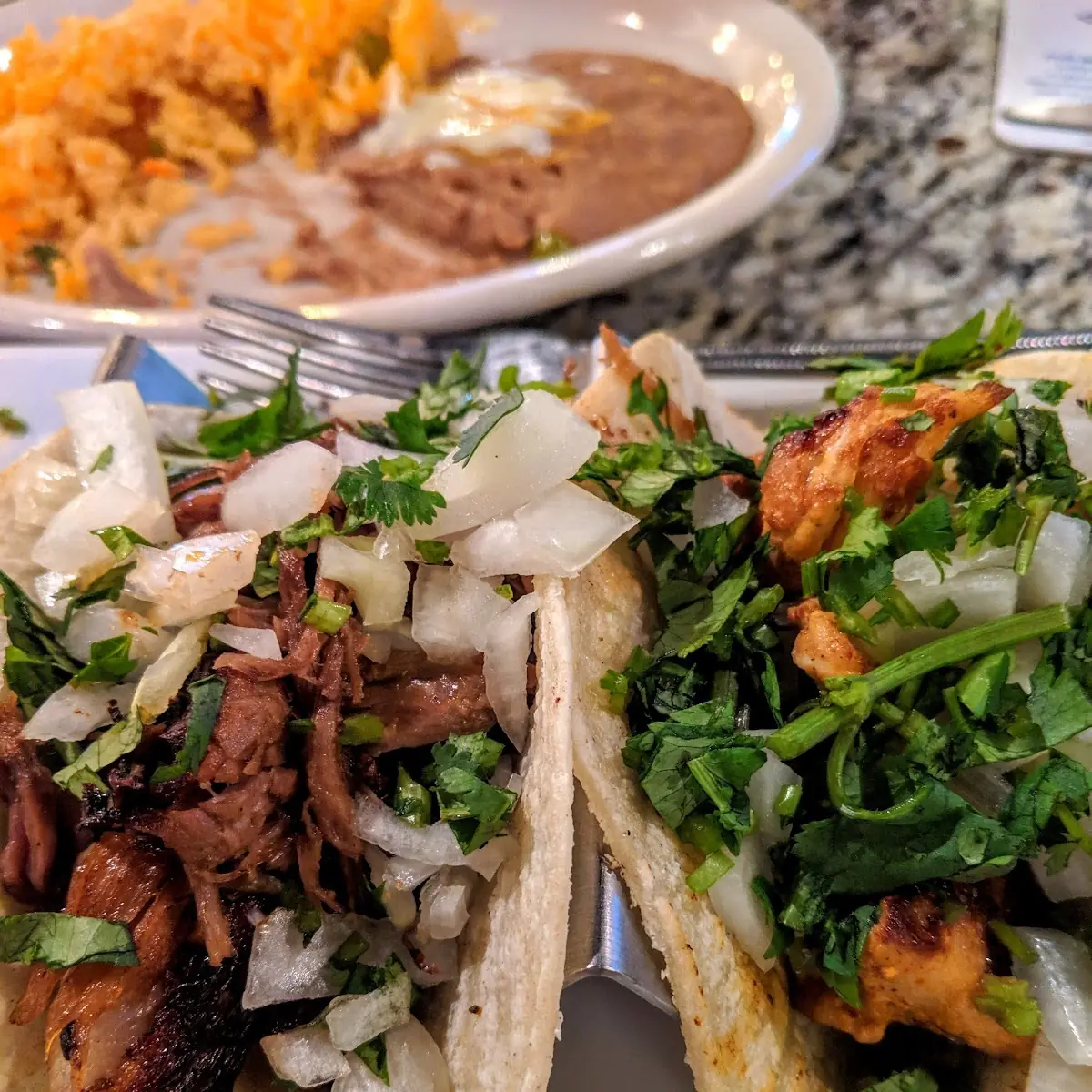 Taco & Beef Burrito